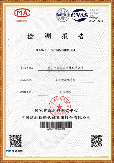 Certificate Of Honor